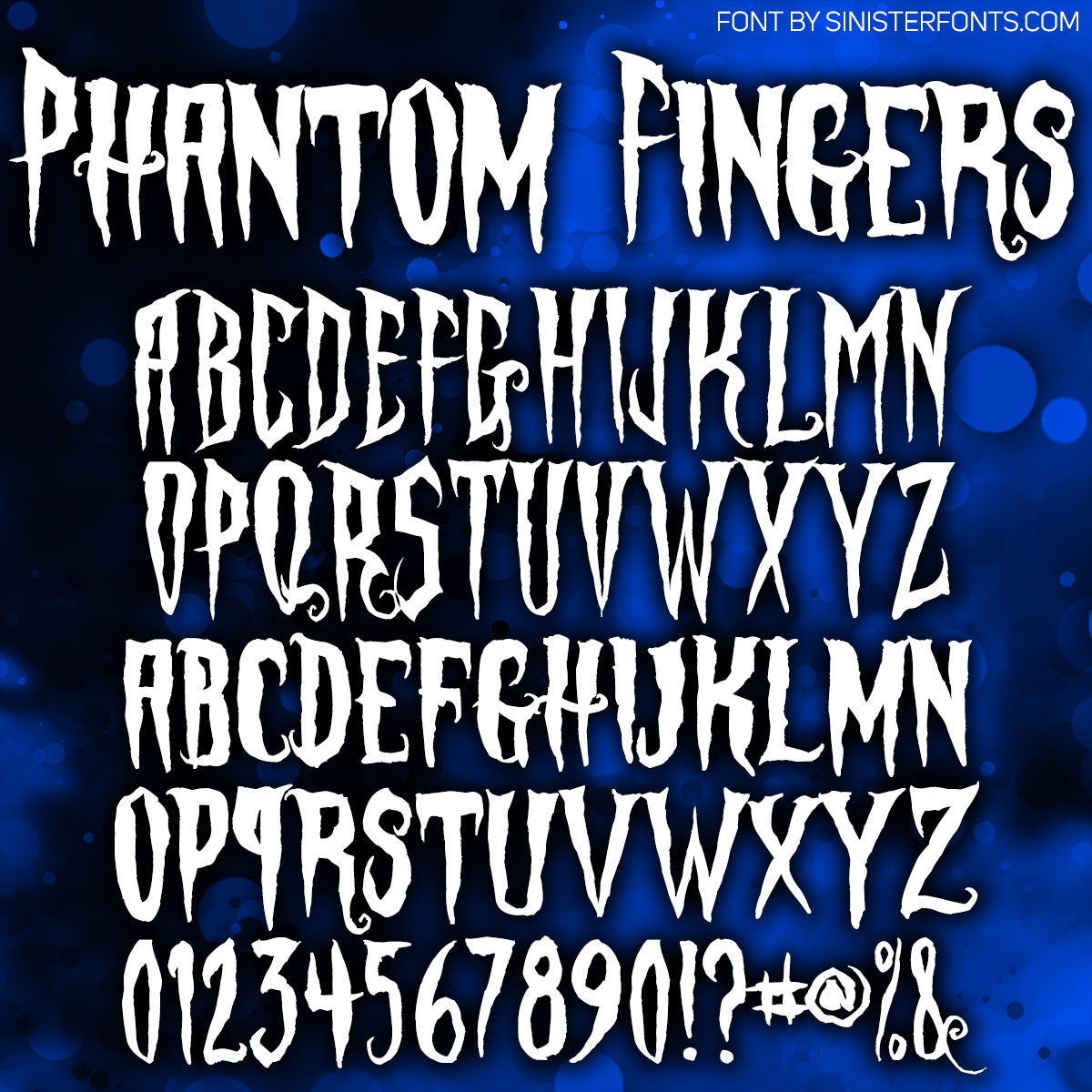 Phantom Fingers Font : Click to Download