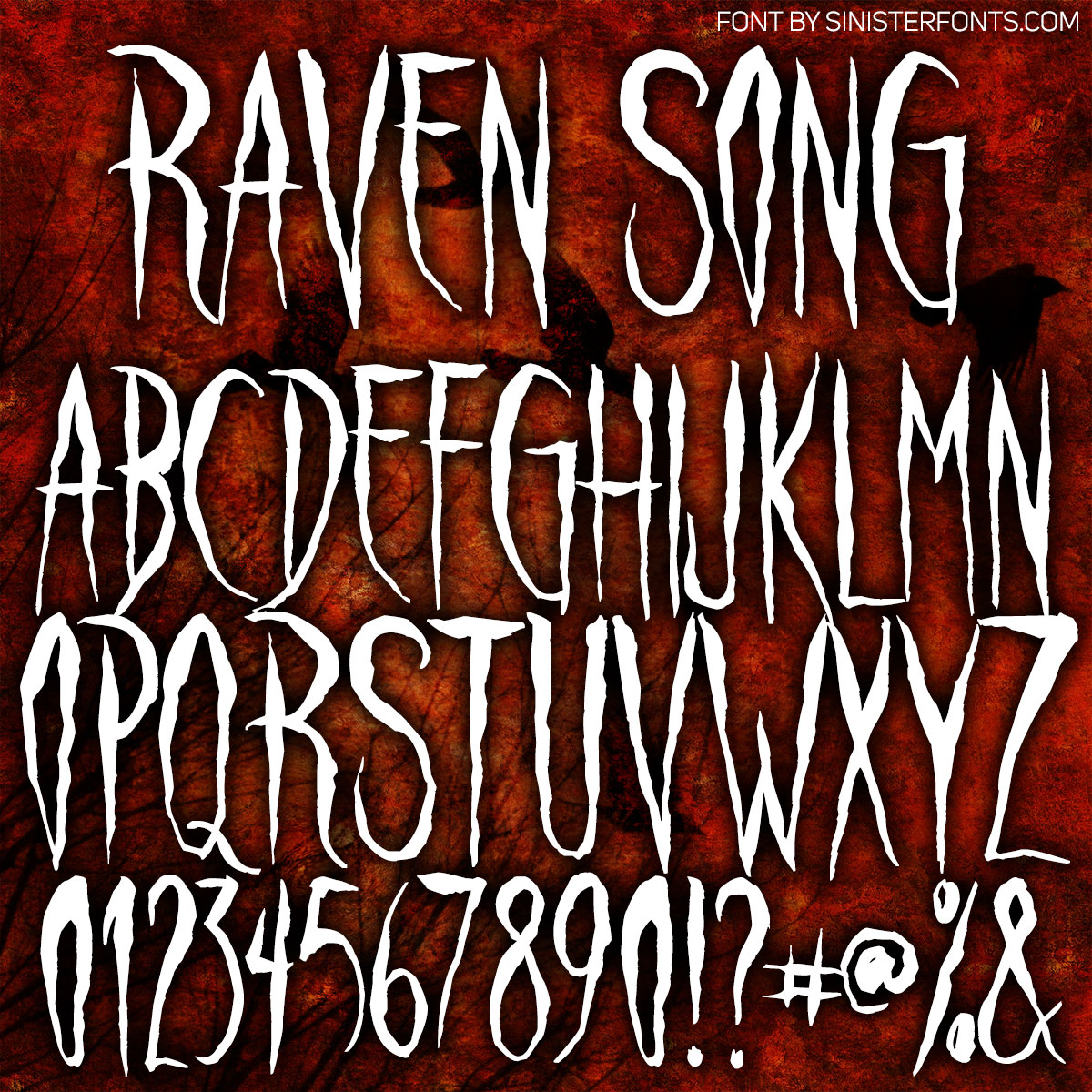 Raven Song Font : Click to Download