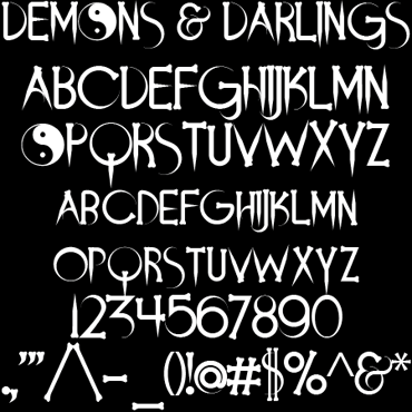 Demons & Darlings Font : Click to Download