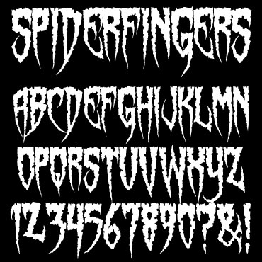 Spiderfingers Font : Click to Download