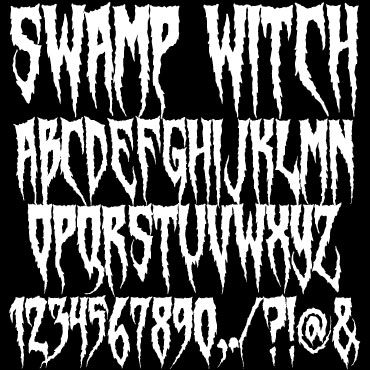Swamp Witch Font : Click to Download